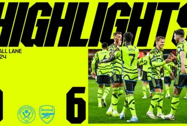 Sheffield United suffer record-breaking 6-0 defeat to Arsenal