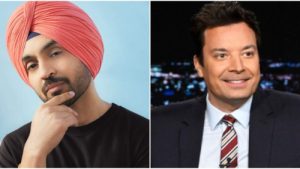 Diljit Dosanjh and Jimmy Fallon