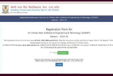 CCS University Admissions 2024-25: Apply Now for UG and PG Programs Including B.Tech., MCA, MBA, and M.Tech.
