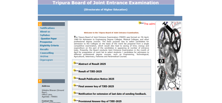 Tripura TBJEE Result 2025 Declared at tbjee.nic.in, Dipjoy Das and Ananya Debnath Top PCM, PCB