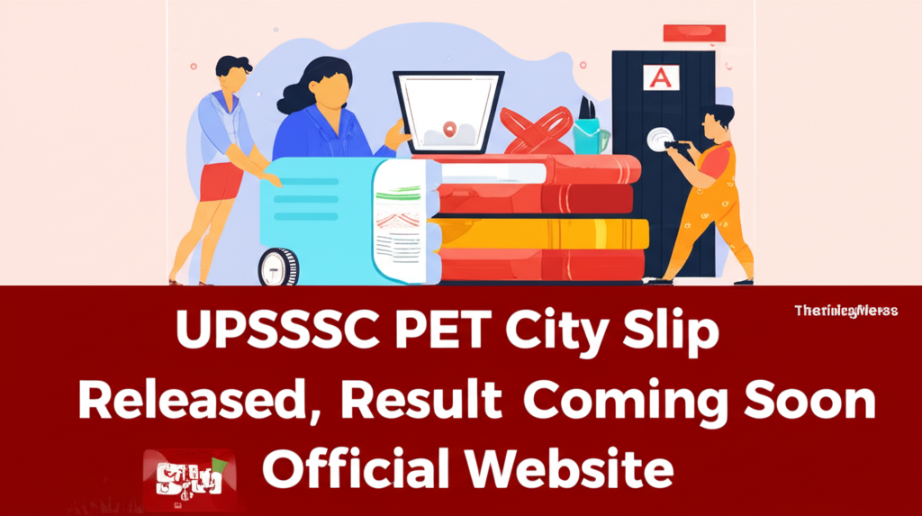 UPSSSC PET City Slip Released, Result Coming Soon on Official Website