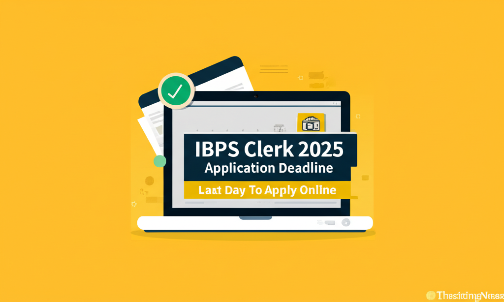 IBPS Clerk 2025 Application Deadline: Last Day To Apply Online