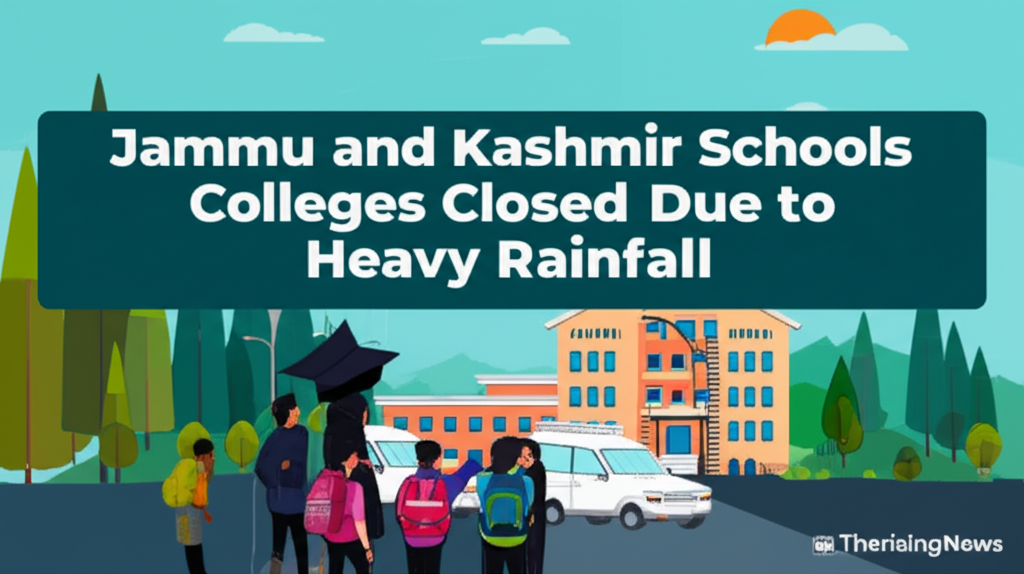 Jammu and Kashmir Schools and Colleges Closed Due to Heavy Rainfall