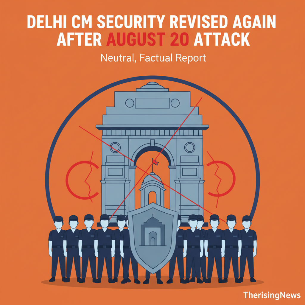 Delhi CM Security Revised Again After August 20 Attack