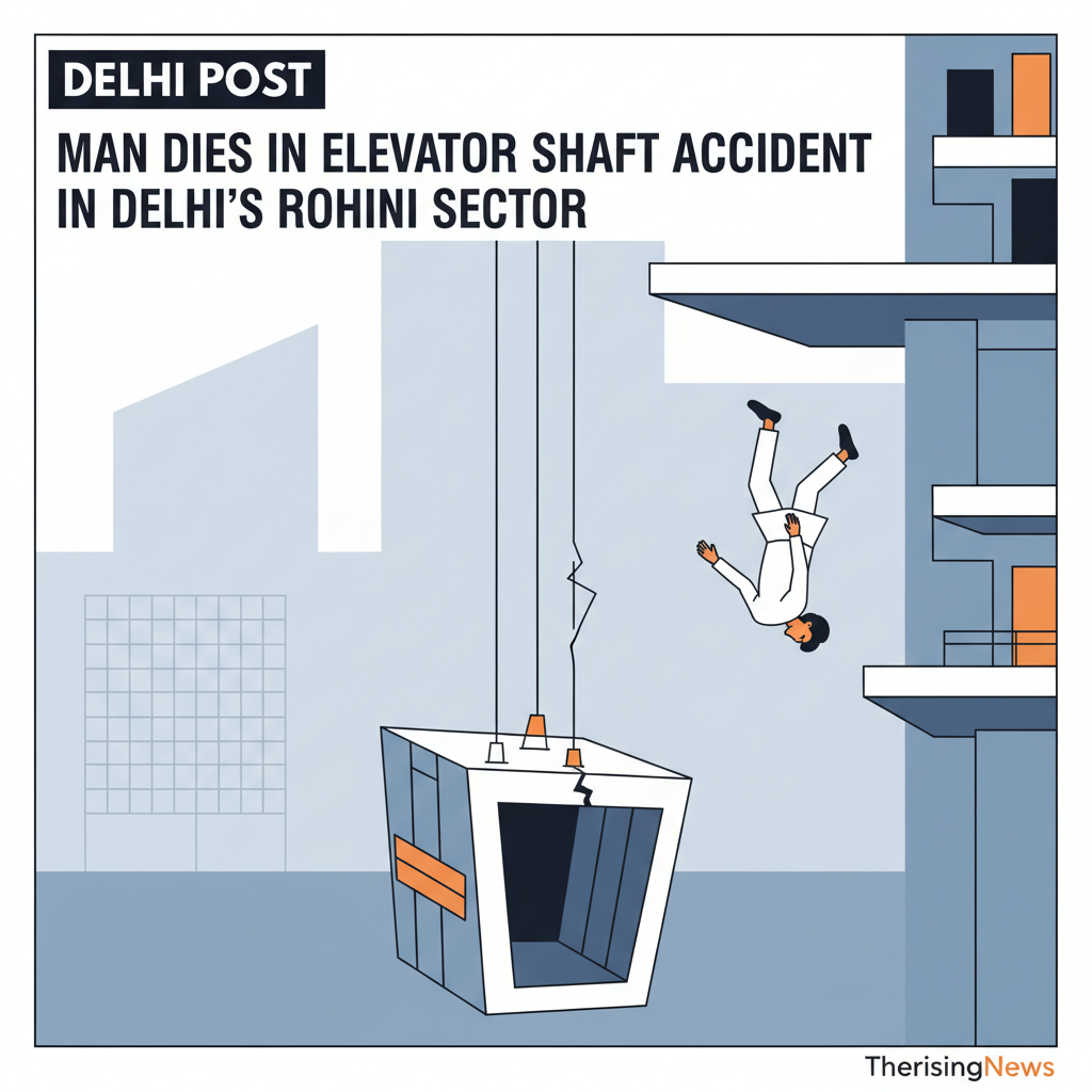 Man Dies in Elevator Shaft Accident in Delhis Rohini Sector