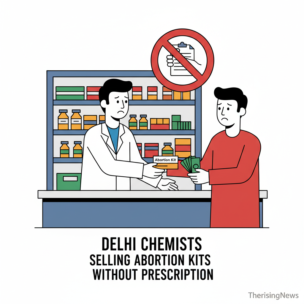 Delhi Chemists Caught Selling Abortion Kits Without Prescription