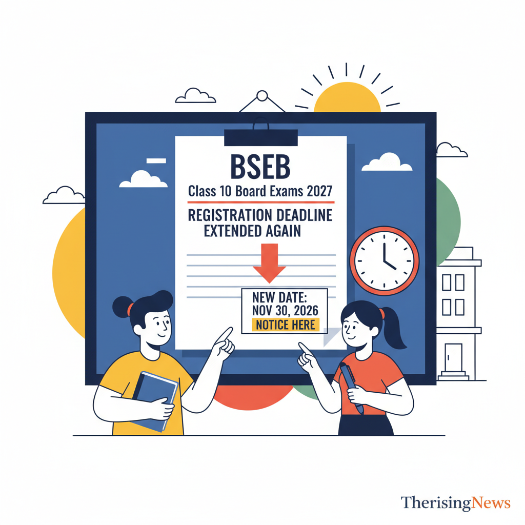 BSEB extends registration date again for Class 10 board exams 2027, notice here