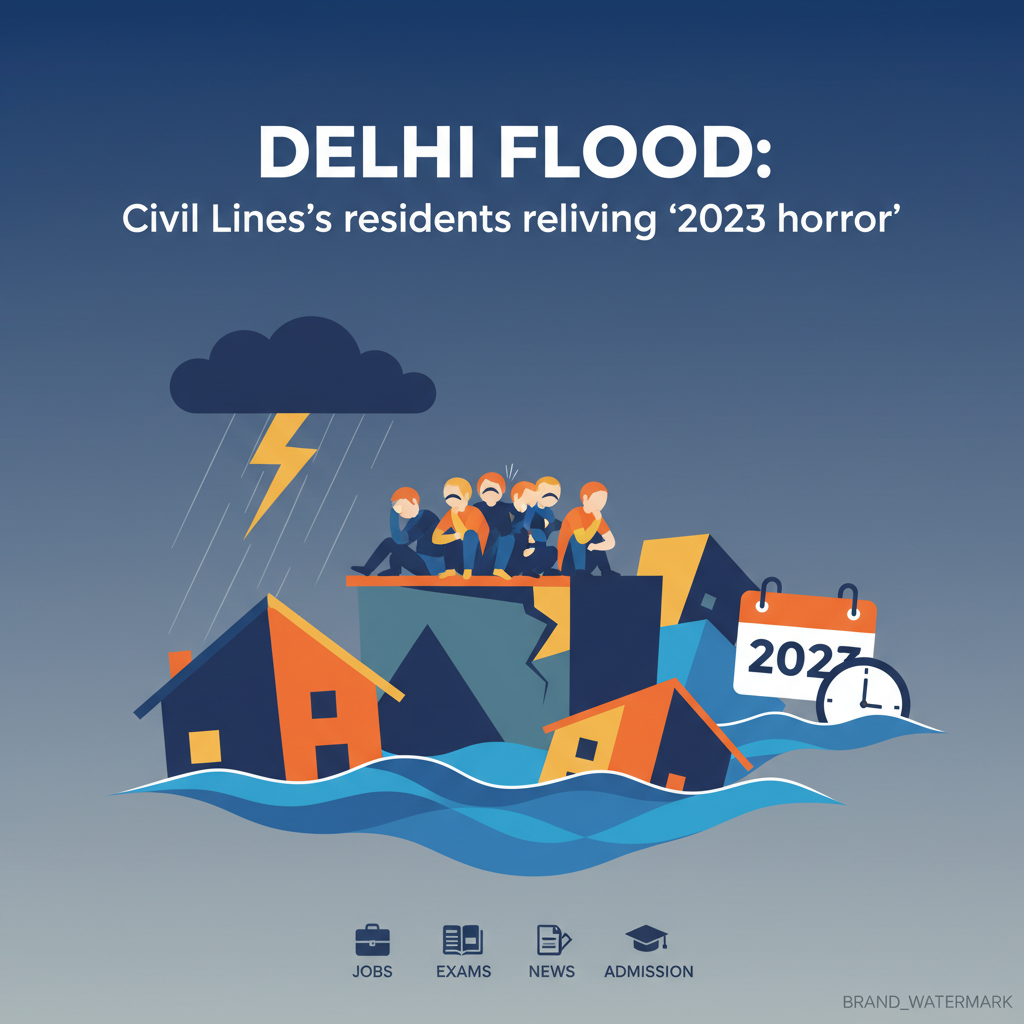 Delhi flood: Civil Lines’s residents reliving ‘2023 horror’