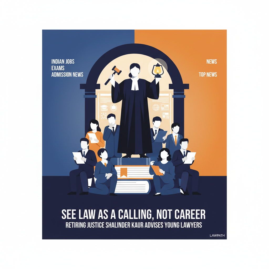 See law as a calling, not career, retiring justice Shalinder Kaur advises young lawyers