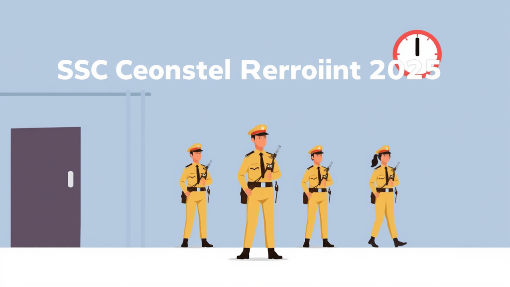 SSC Constable Recruitment 2025: Registration Closes October 21