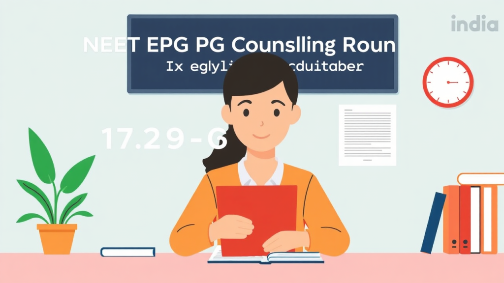 NEET PG Counselling Round 1 Registration Begins on October 17