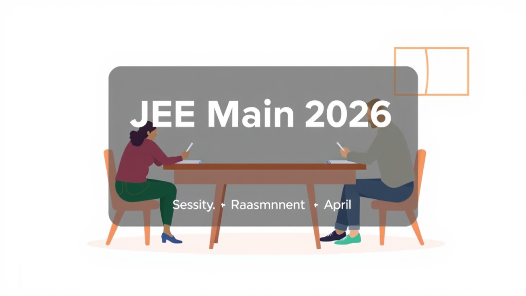JEE Main 2026 Dates Announced: Sessions in January and April