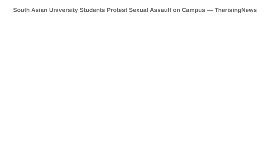 South Asian University Students Protest Sexual Assault on Campus