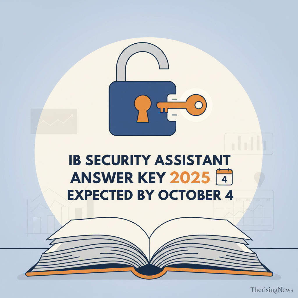 IB Security Assistant Answer Key 2025 Expected by October 4