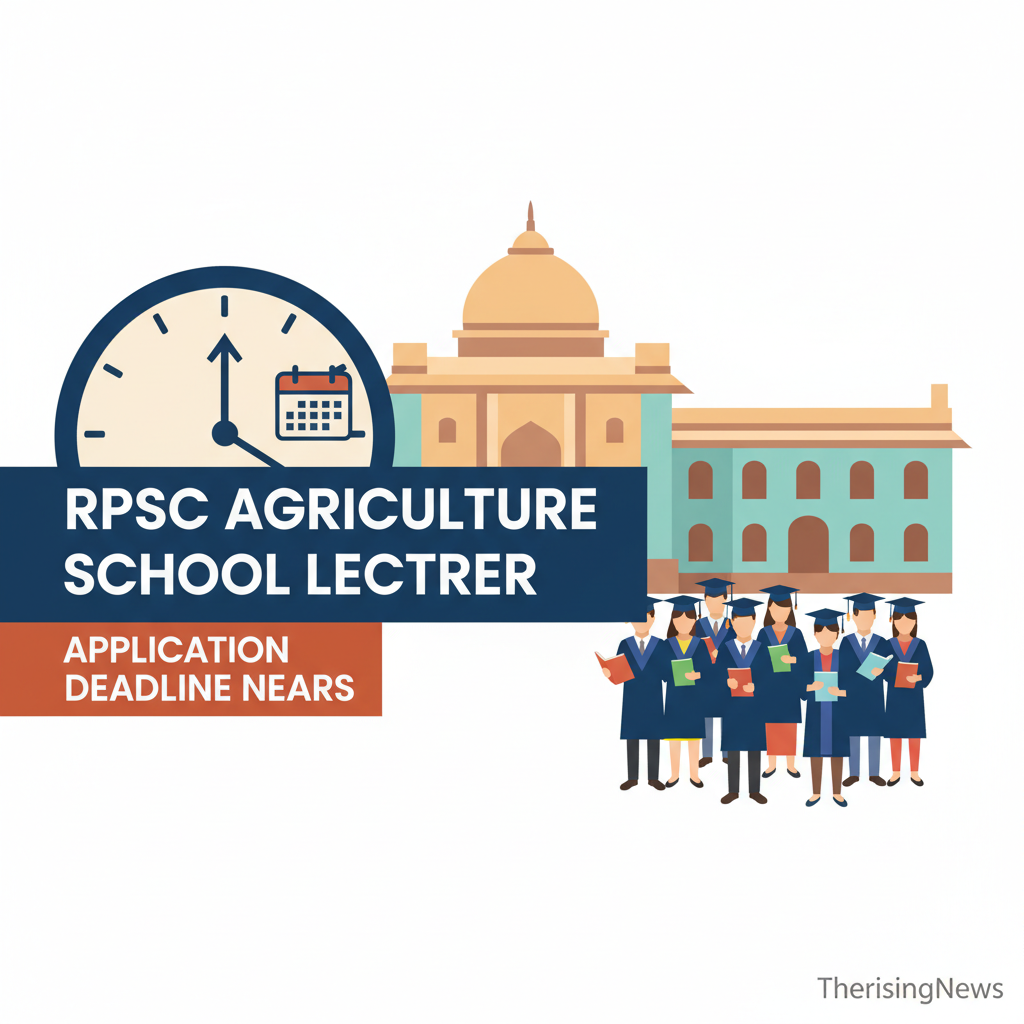 A: RPSC Agriculture School Lecturer Application Deadline Nears