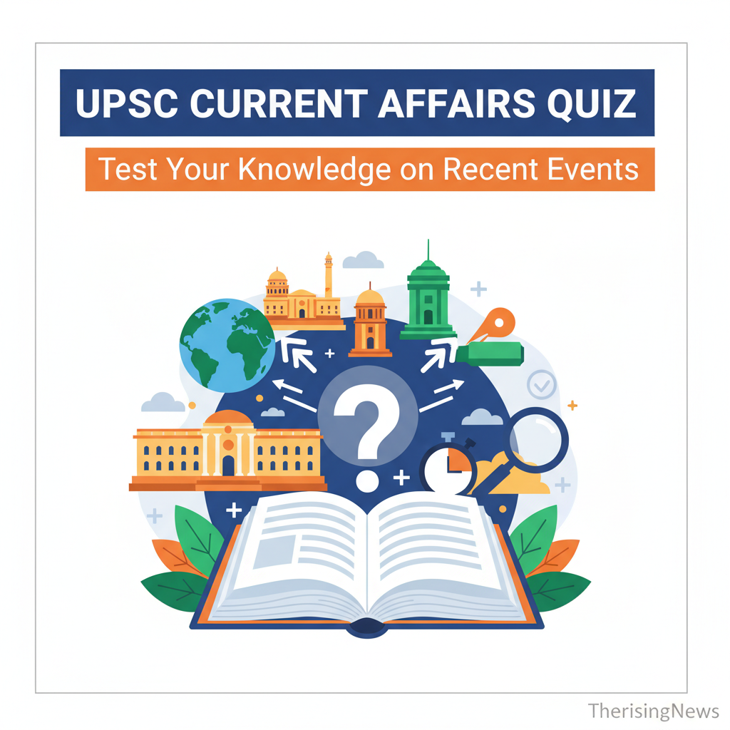 A: UPSC Current Affairs Quiz: Test Your Knowledge on Recent Events