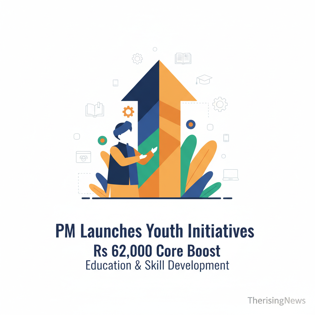 A: PM Modi to Launch Youth Initiatives Worth Rs 62,000 Crore