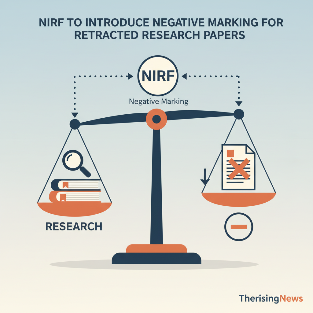NIRF to Introduce Negative Marking for Retracted Research Papers