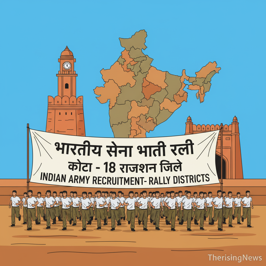 A: Army Recruitment Rally in Kota for 18 Rajasthan Districts