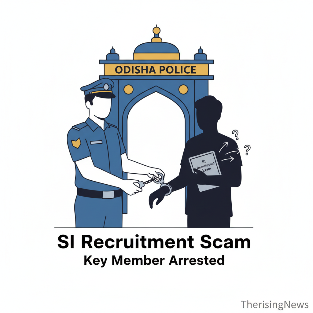 A: Odisha Police Arrest Key Member in SI Recruitment Exam Scam