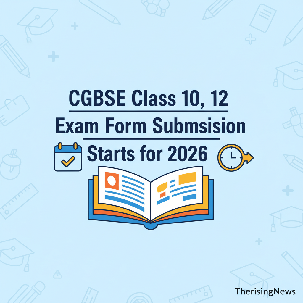 A: CGBSE Class 10, 12 Exam Form Submission Starts for 2026