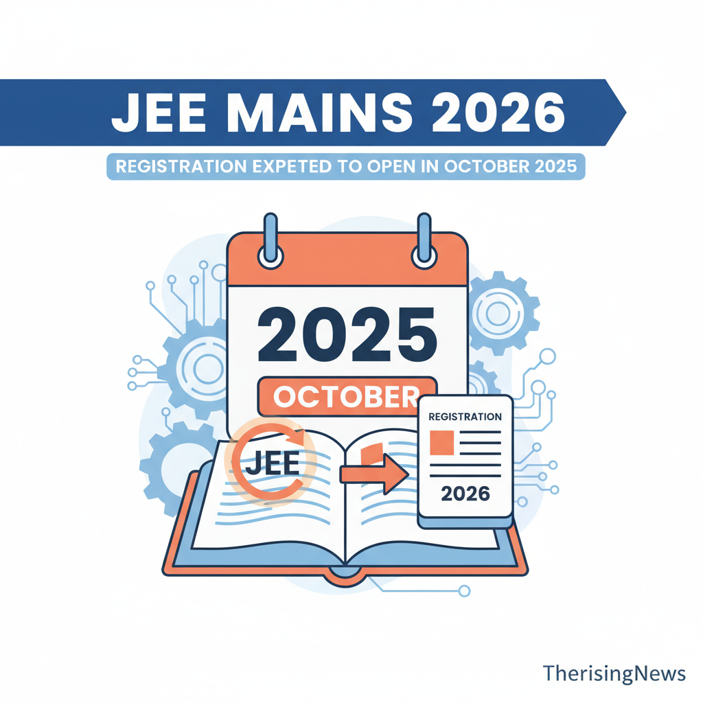 A: JEE Mains 2026 Registration Expected to Open in October 2025
