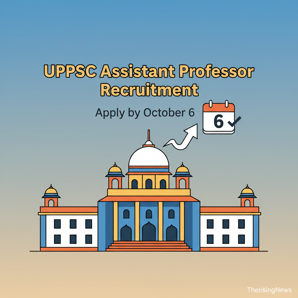 A: UPPSC Assistant Professor Recruitment: Apply by October 6