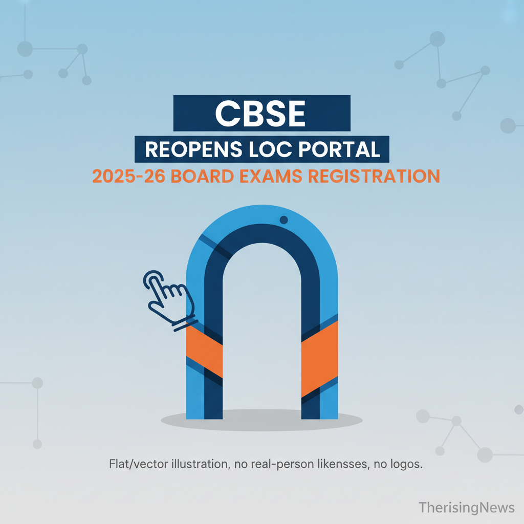 CBSE Reopens LOC Portal for 2025-26 Board Exams Registration