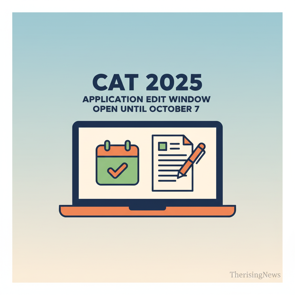 CAT 2025 Application Edit Window Open Until October 7