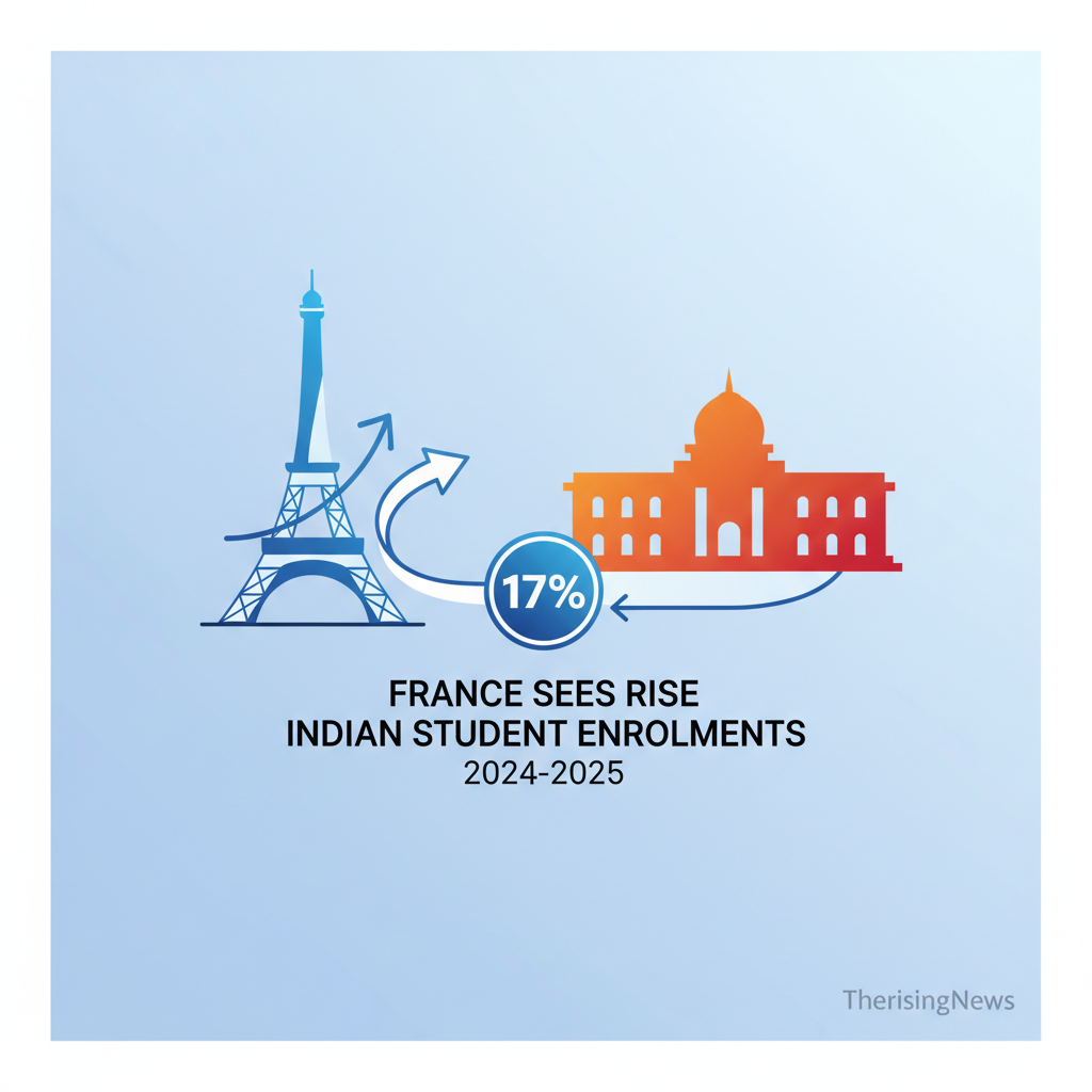 A: France Sees 17% Rise in Indian Student Enrolments for 2024-2025