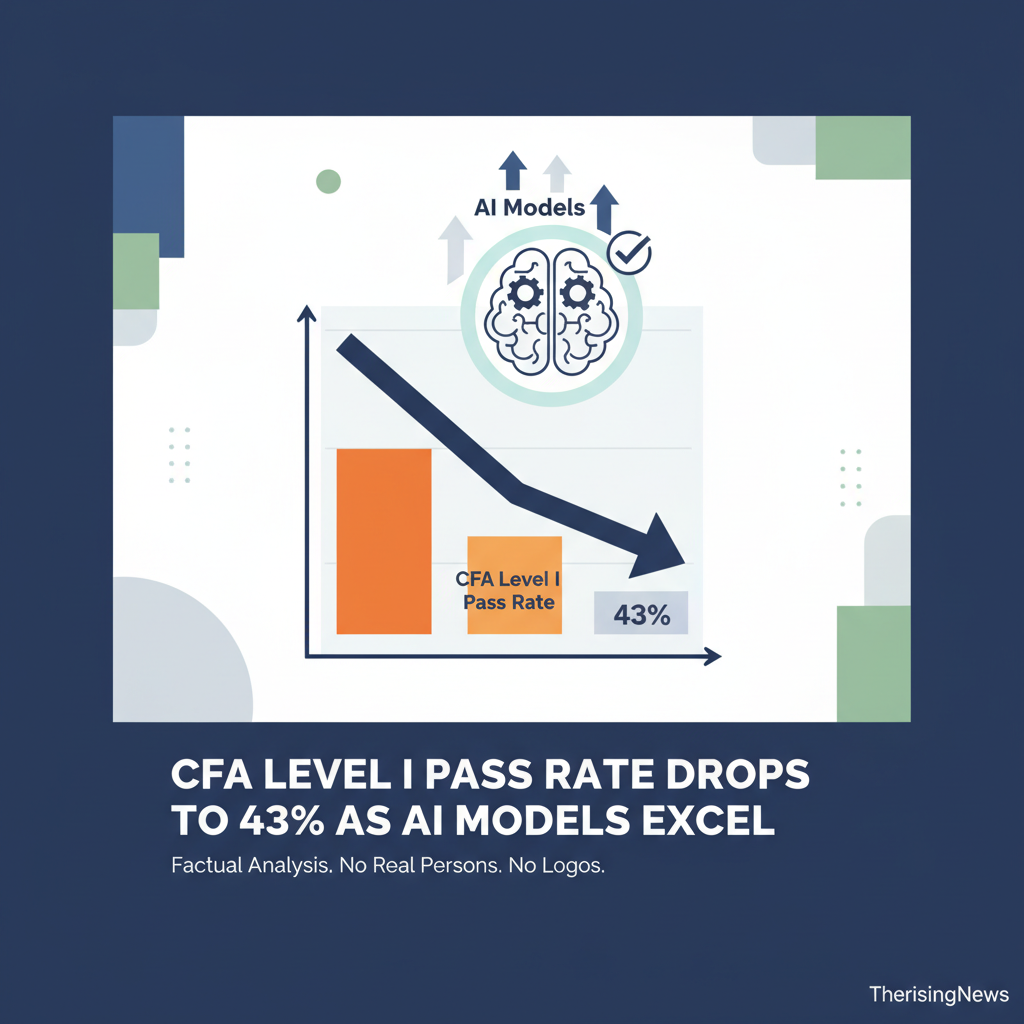 A: CFA Level I Pass Rate Drops to 43% as AI Models Excel