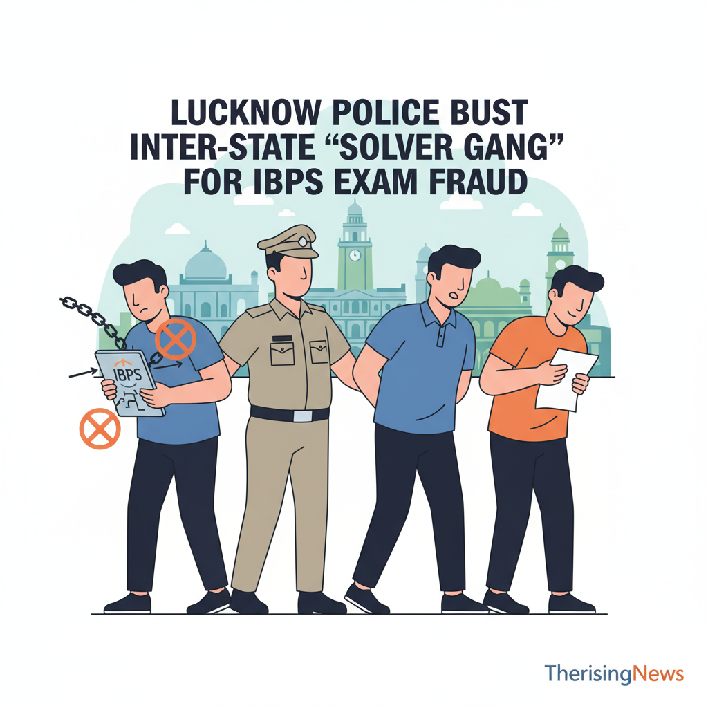 A: Lucknow Police Bust Inter-State Solver Gang for IBPS Exam Fraud