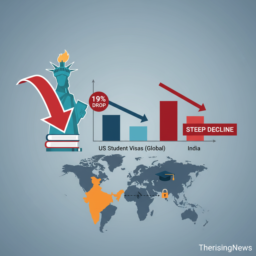 US Student Visa Issuance Drops 19%, India Sees Steep Decline