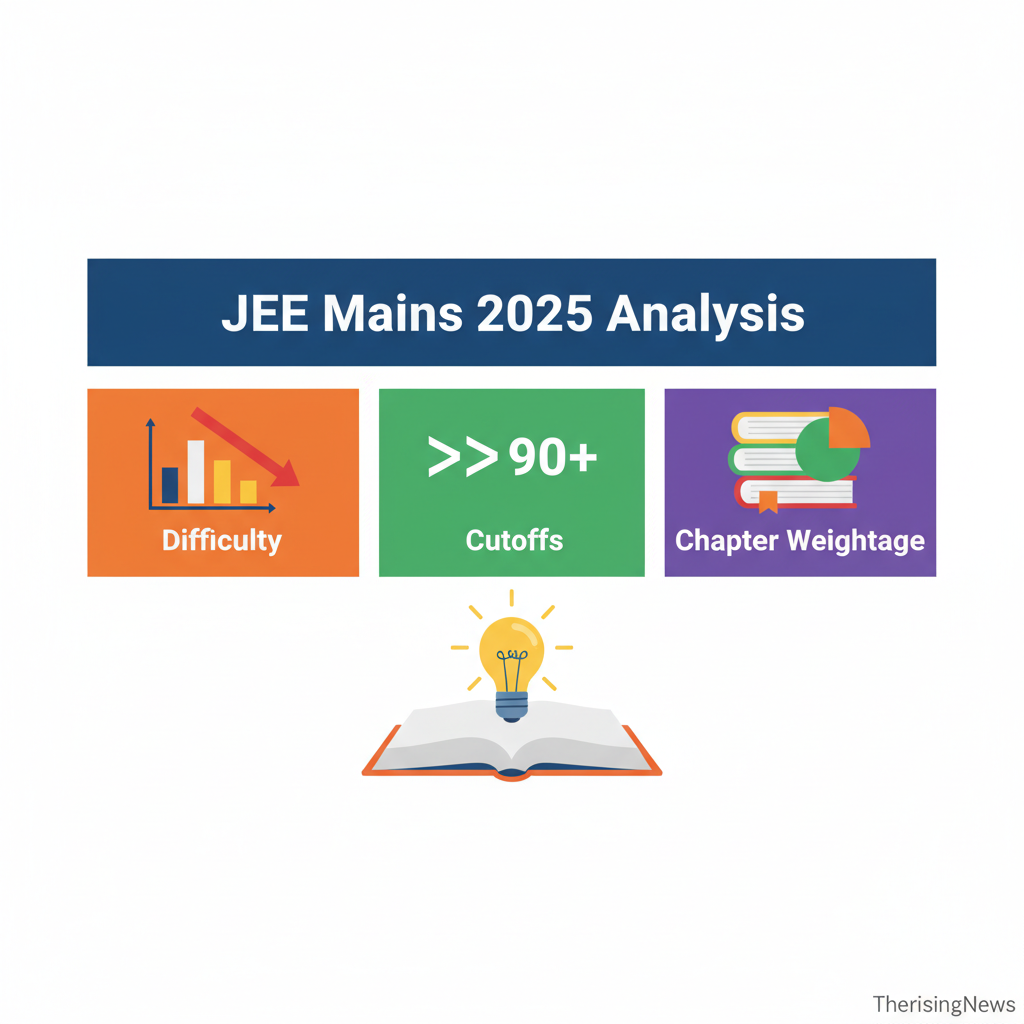 JEE Mains 2025 Analysis: Difficulty, Cutoffs, and Chapter Weightage