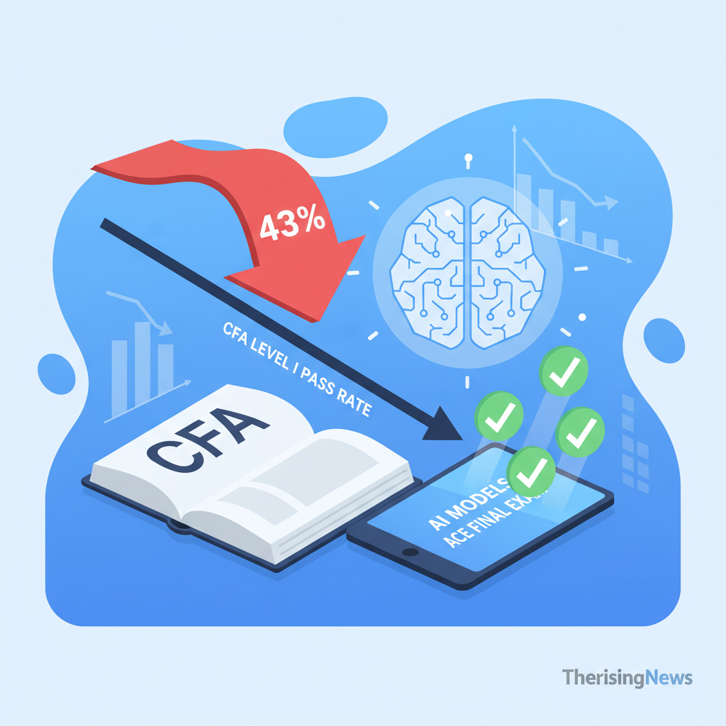 CFA Level I Pass Rate Drops to 43% as AI Models Ace Final Exam