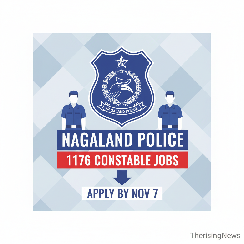 A: Nagaland Police Opens 1176 Constable Jobs, Apply by Nov 7