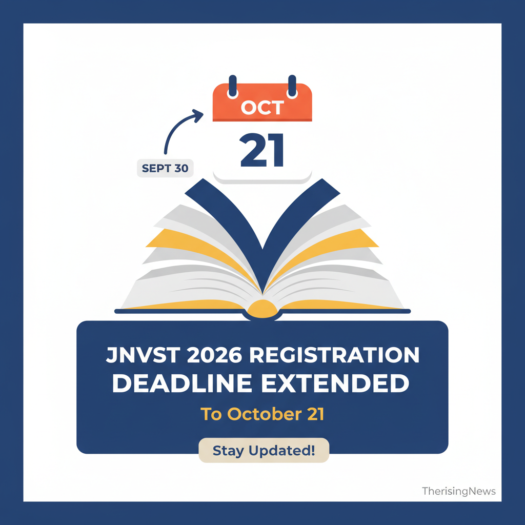 JNVST 2026 Registration Deadline Extended to October 21