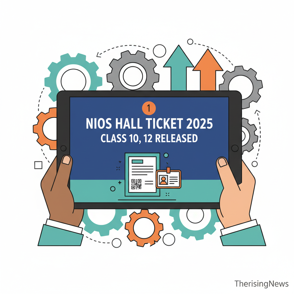 A: NIOS Hall Ticket 2025 for Class 10, 12 Released