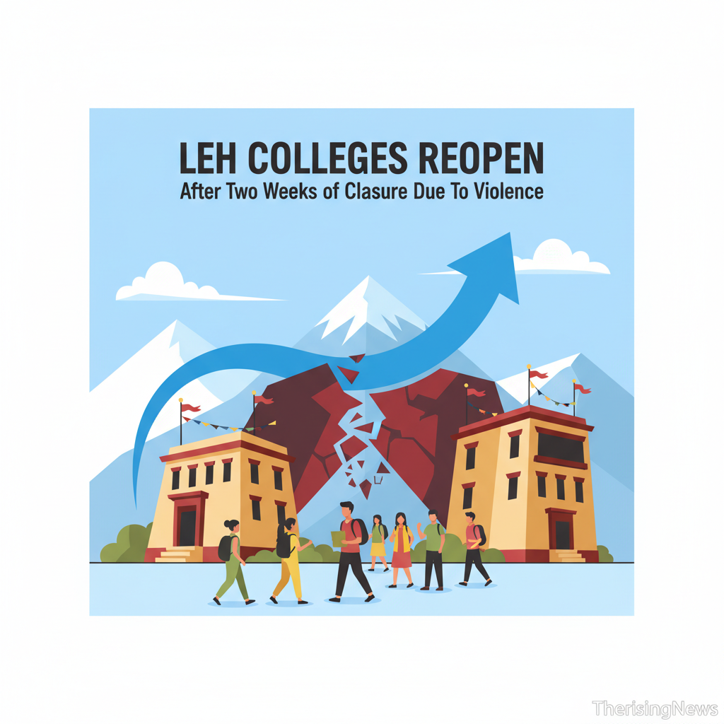 A: Leh Colleges Reopen After Two Weeks of Closure Due to Violence