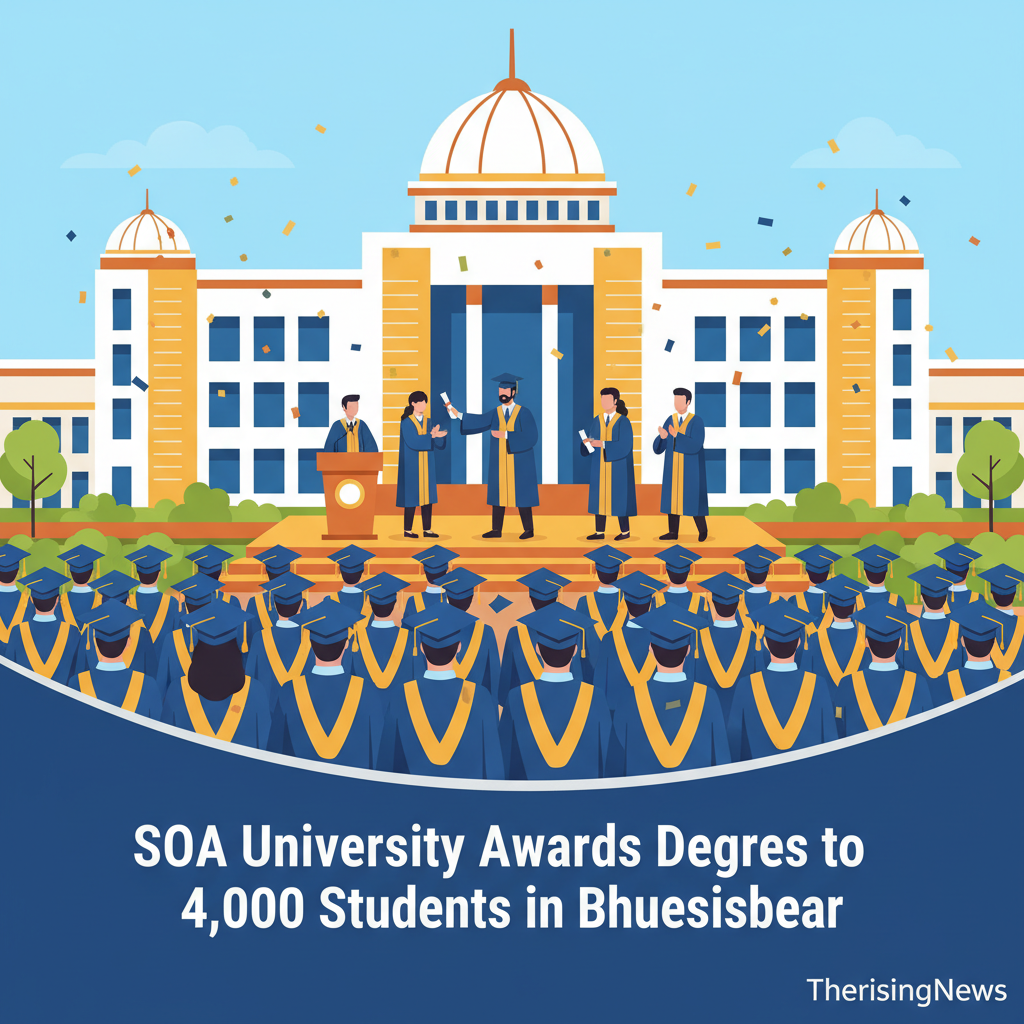 SOA University Awards Degrees to 4,000 Students in Bhubaneswar