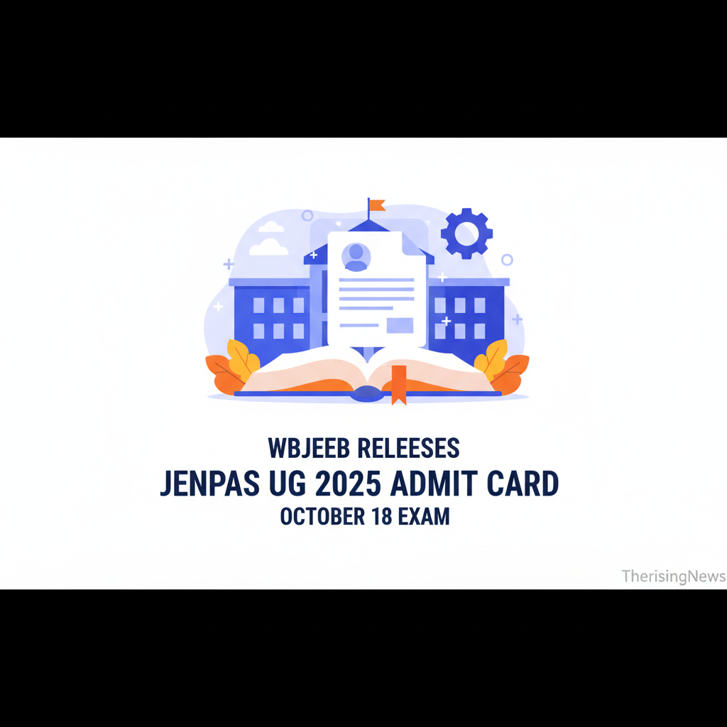 WBJEEB Releases JENPAS UG 2025 Admit Card for October 18 Exam